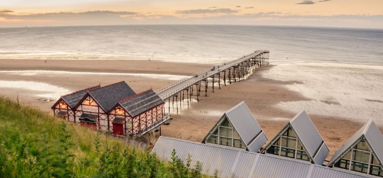 Saltburn Beach - Best beaches in Yorkshire