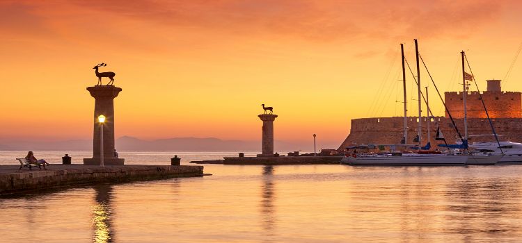 Mandráki Harbour