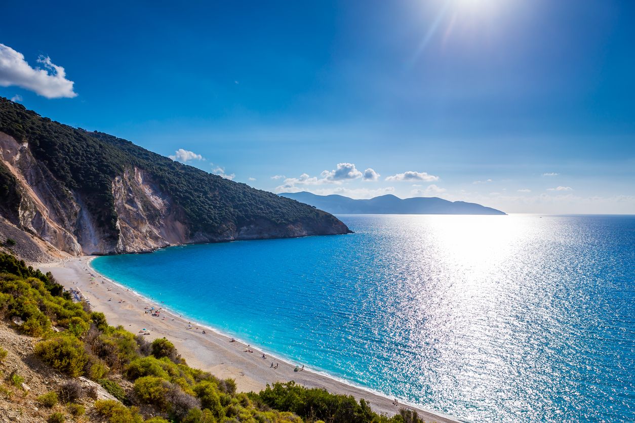 Myrtos beach - things to do in Kefalonia