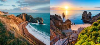 Durdle Door v Praia do Camilo