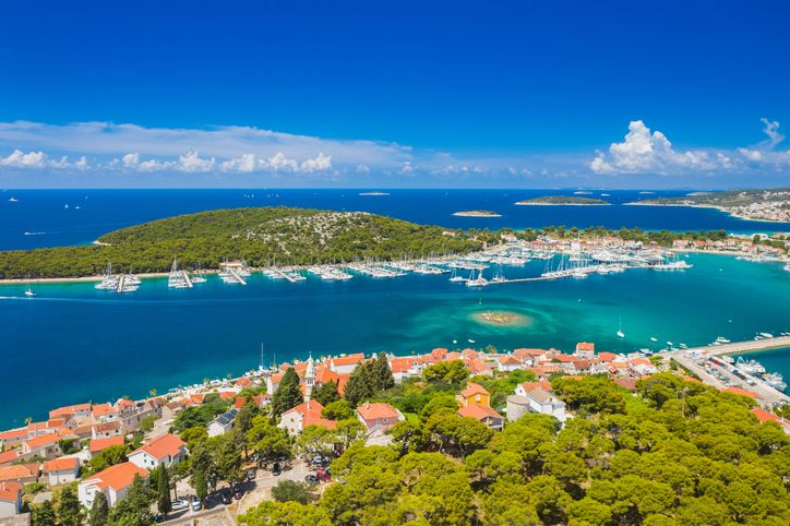 Dalmatian Coast - where is hot in October