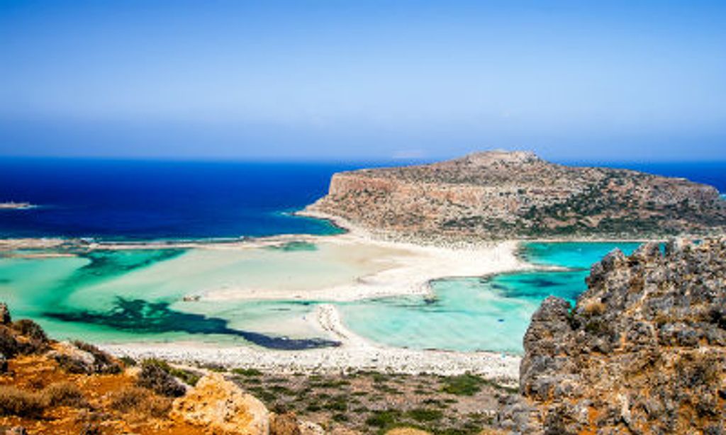 Balos Beach in Chania, Crete