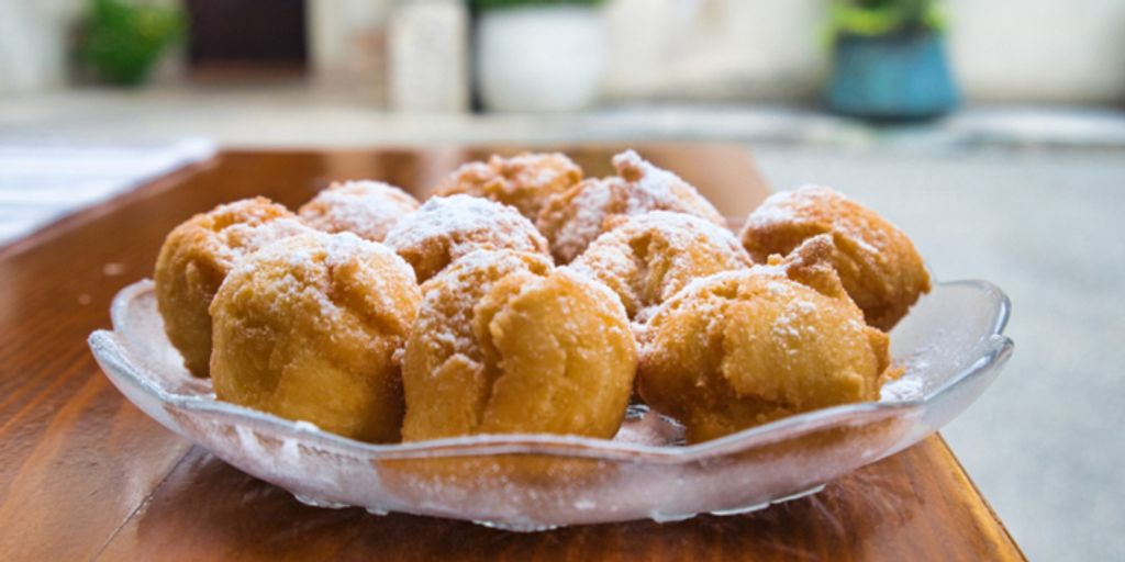 Croatian Fritule in a bowl