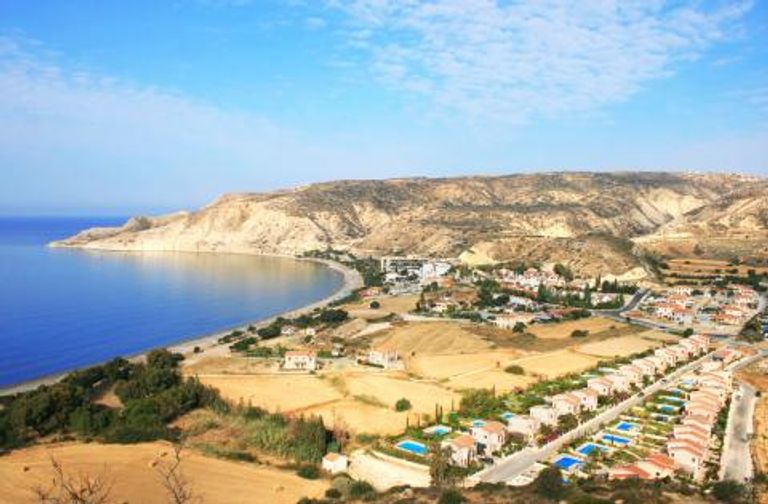 View of village, Pissouri