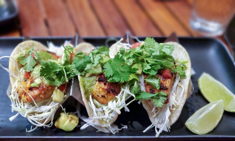 Mahi Mahi tacos - food to try in Anna Maria Island
