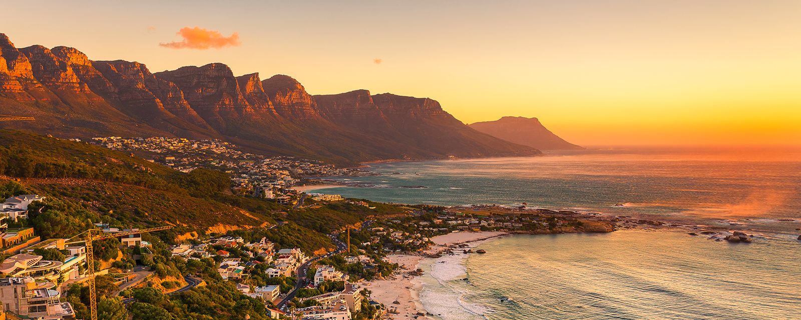 Clifton Beach Without People In The Late Afternoon