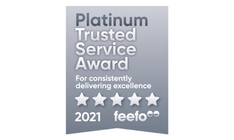 Feefo Service Award 2021