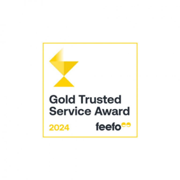 Feefo Gold Trusted Service Award 2024