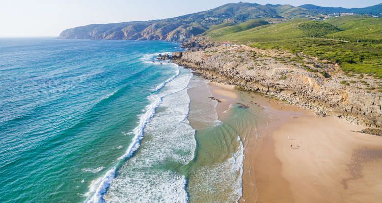 Praia do Guincho beach near Lisbon