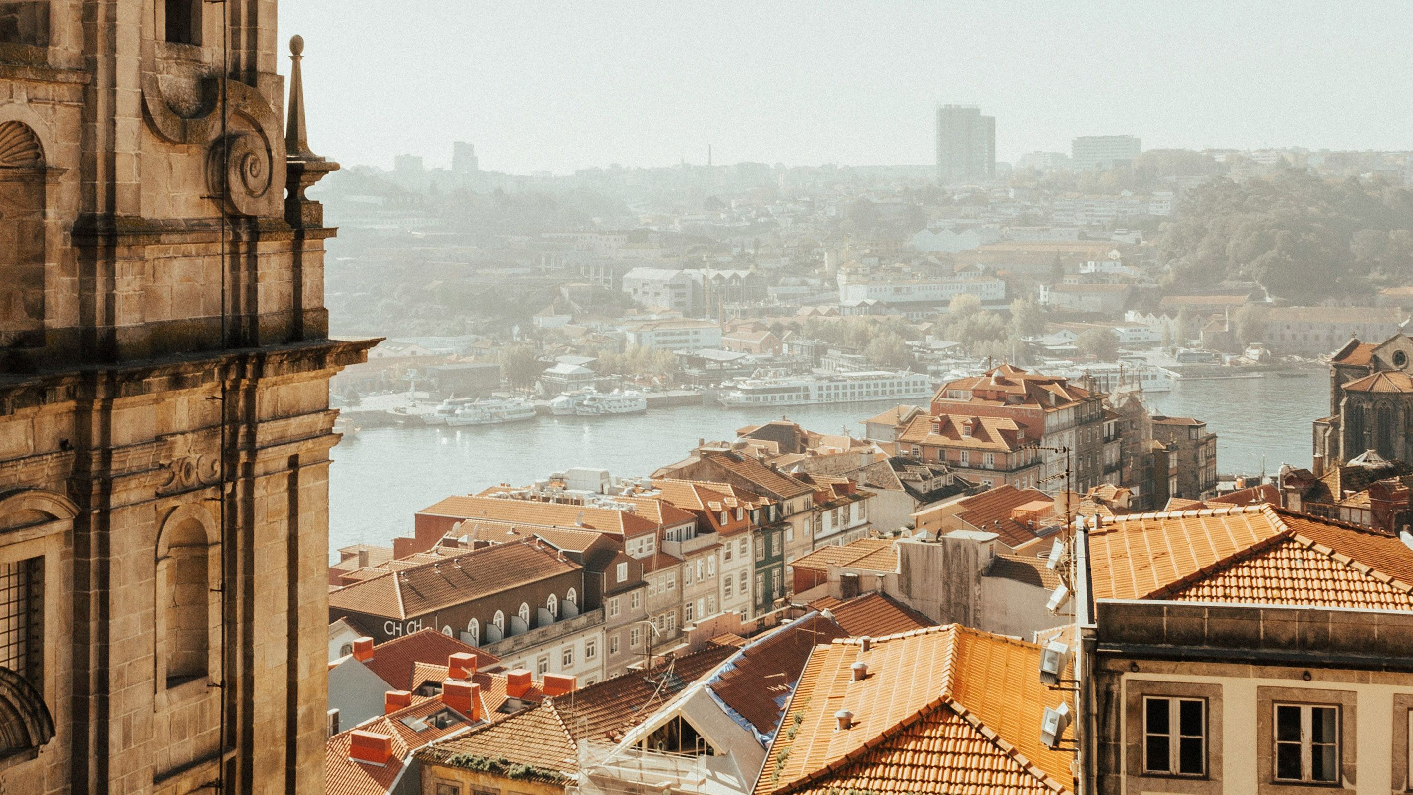 Panoramic view of Porto