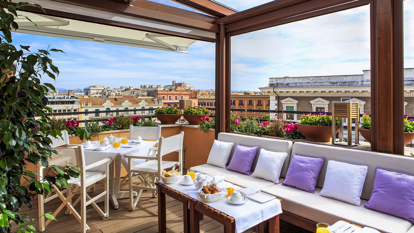 Roof Terrace in Rome